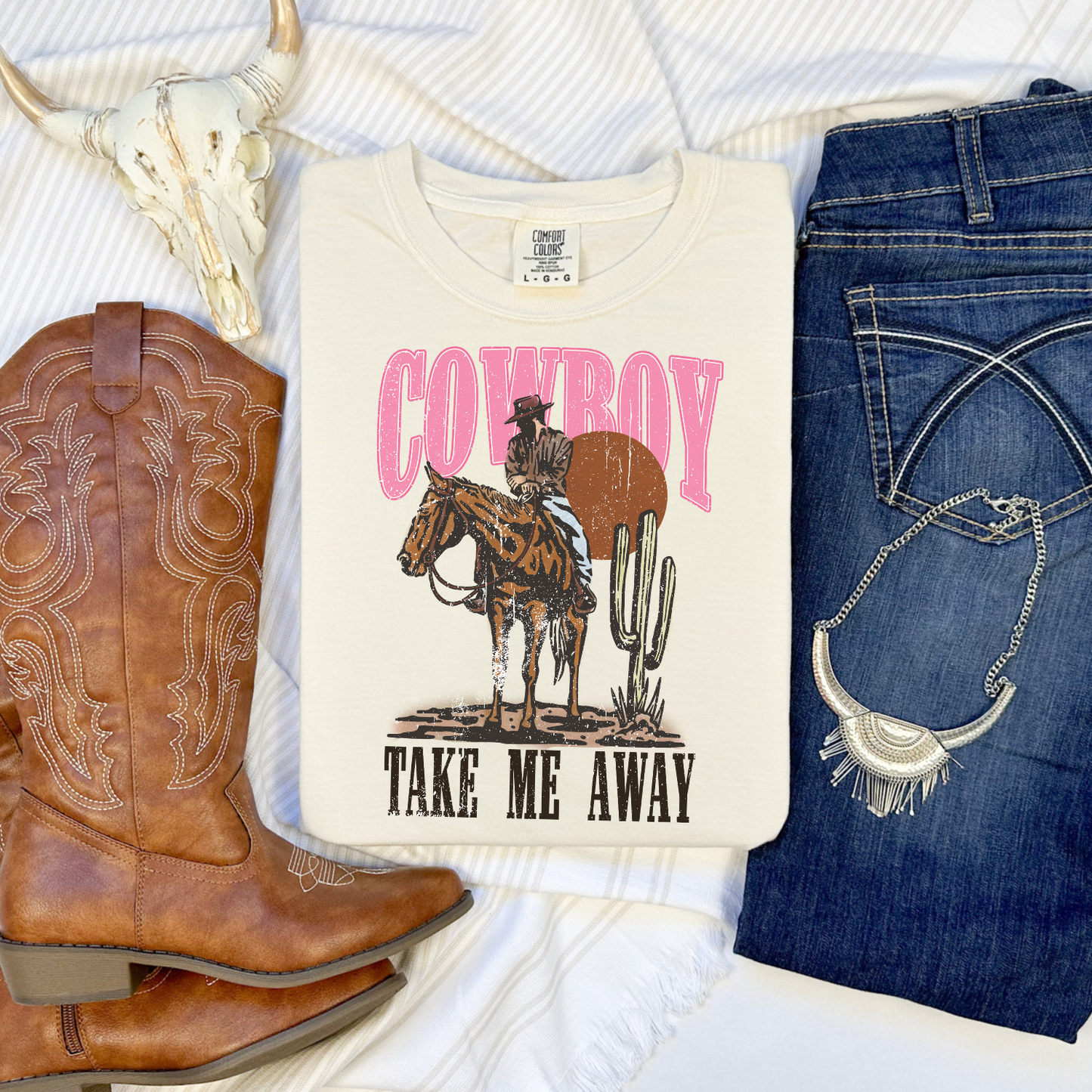 Cowboy Take Me Away Graphic Tee