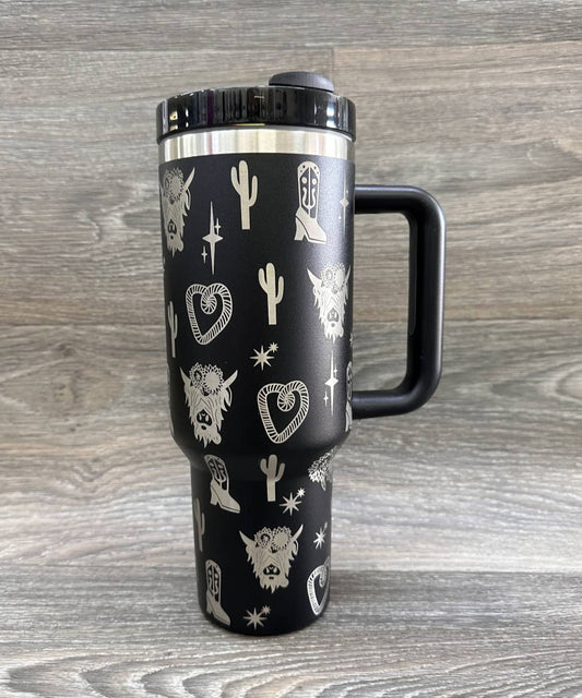 WESTERN STAINLESS STEEL TUMBLERS CUP 40oz