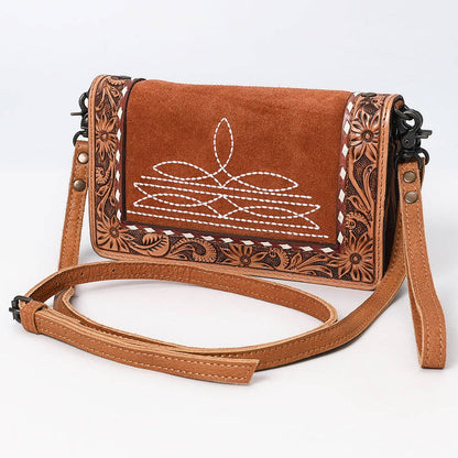 Crossbody Suede Genuine Western Leather Bag