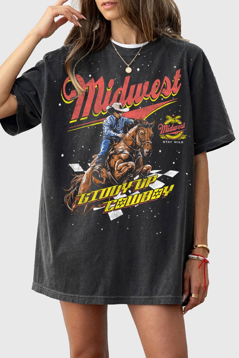 MIDWEST OVERSIZED MINERAL GRAPHIC TEE