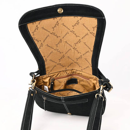 Crossbody Genuine Western Suede Leather bag