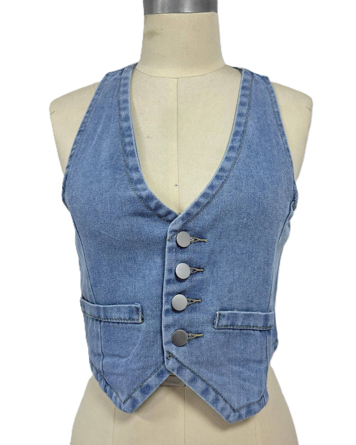 Denim Cowgirl Vest
