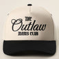 THE OUTLAW MOMS CLUB Embroidery Two-Tone Trucker Hat
