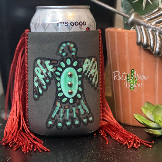 Regular Freebird Fringe Koozie