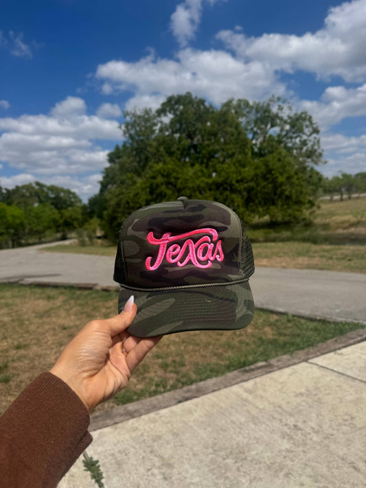 Texas Camo Trucker hat