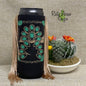 Slim Turquoise Squash Fringe Koozie