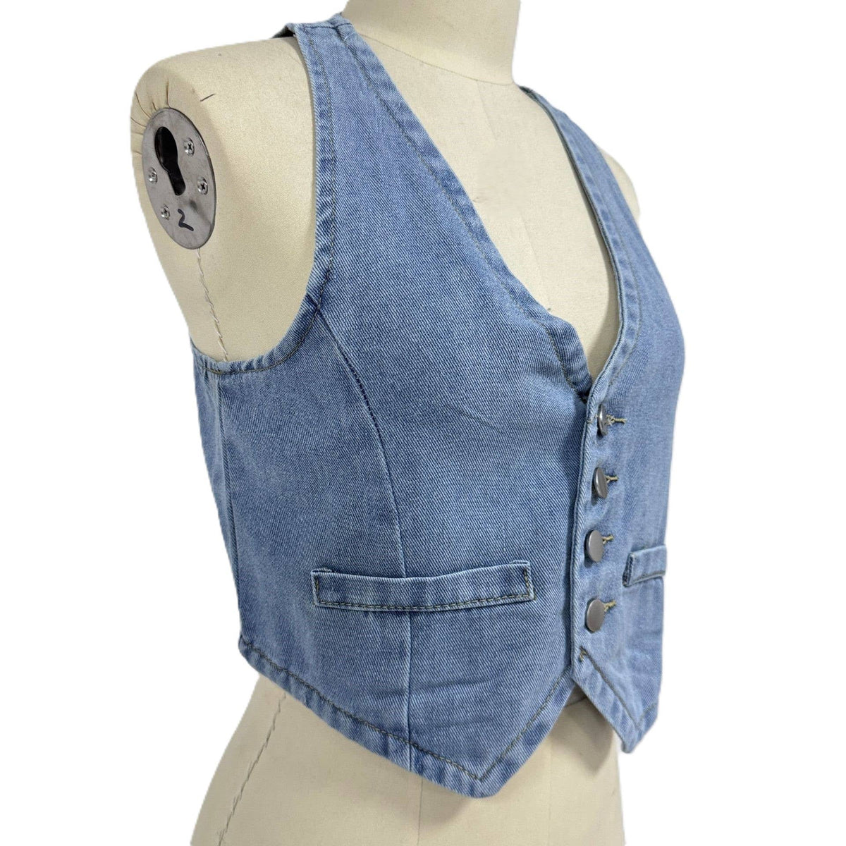 Denim Cowgirl Vest