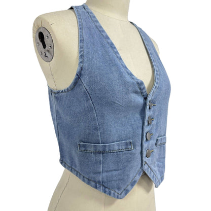 Denim Cowgirl Vest
